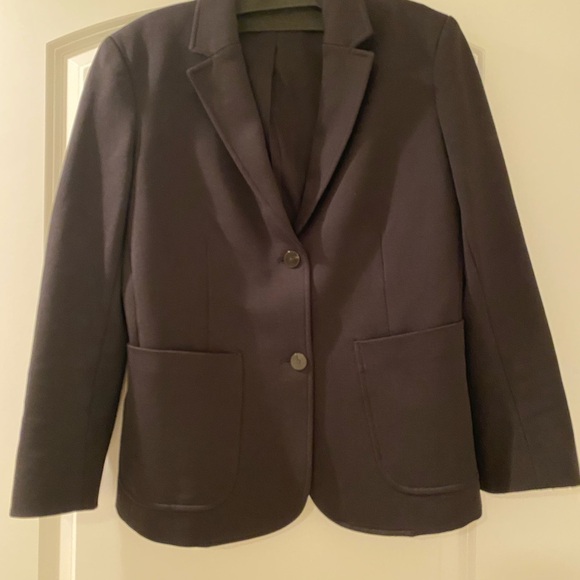 Theory Black CL Shrunken Jacket and Matching Kick Pant - Picture 3 of 9